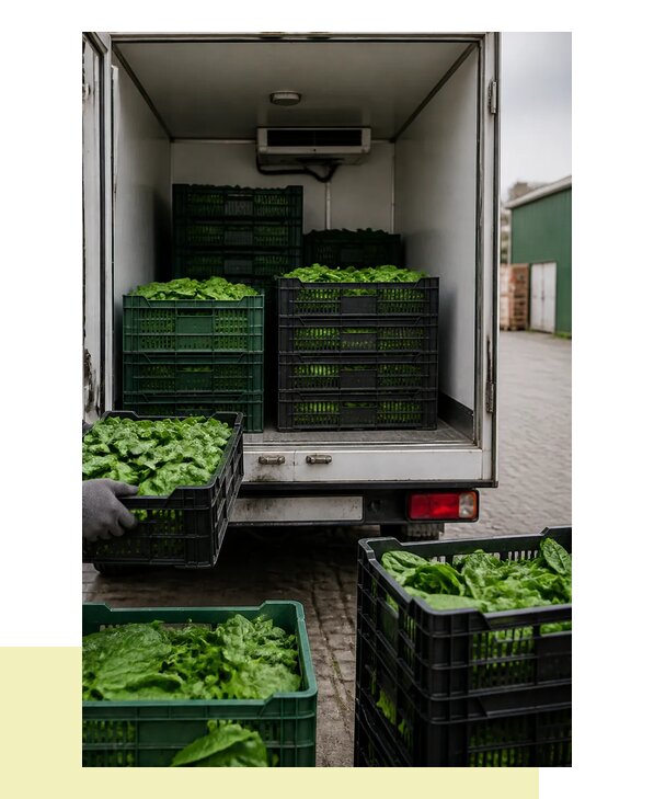 Перевозка шпината в Гудермес с сохранением свежести продукции